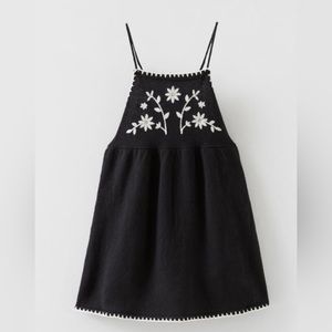 ZARA baby girl embroidered knit dress 12-18M